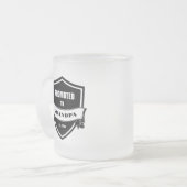 Gepritiseerd naar opa matglas koffiemok (Voorkant links)