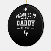 Gepritiseerd naar papa 2021 eerste vaders keramisch ornament (Links)