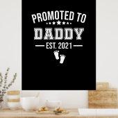 Gepritiseerd naar papa 2021 eerste vaders poster (Keuken)