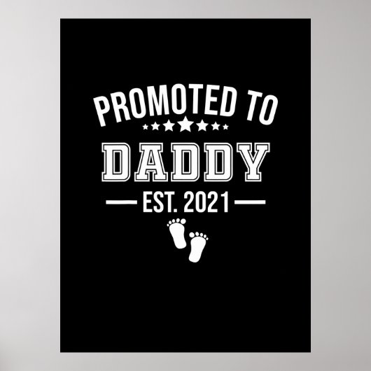 Gepritiseerd naar papa 2021 eerste vaders poster (Voorkant)