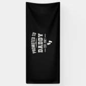 Gepritiseerd naar papa 2021 eerste vaders spandoek (Verticaal)