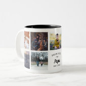 Gepritiseerd naar Papa Oprichting Tweekleurige Koffiemok (Voorkant links)