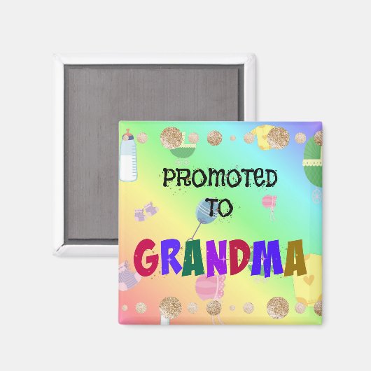 Gepritiseerd voor grootmoeder magneet (Voorkant / Achterkant)