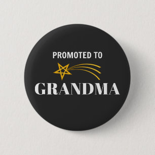 Gepritiseerd voor grootmoeder ronde button 5,7 cm