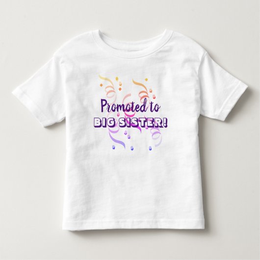 Gepritiseerd voor grote zus kinder shirts (Voorkant)