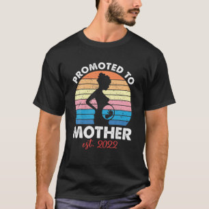 Gepritiseerd voor moeder Est 2022 Preganancy  Mot T-shirt