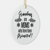 Gepritiseerd voor oma keramisch ornament (Rechts)