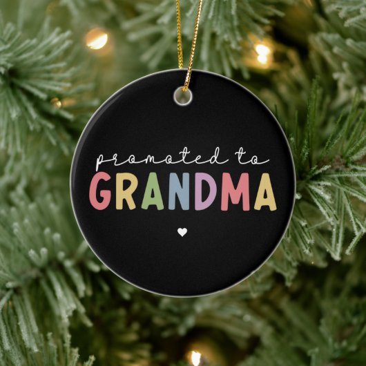Gepritiseerd voor oma New Grandma om cadeaus te zi Keramisch Ornament (Boom)