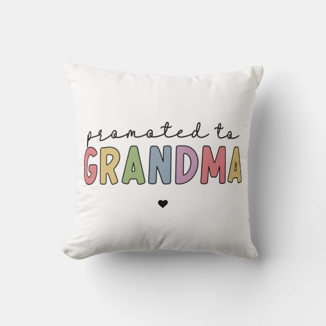 Gepritiseerd voor oma New Grandma om cadeaus te zi Kussen (Voorkant)