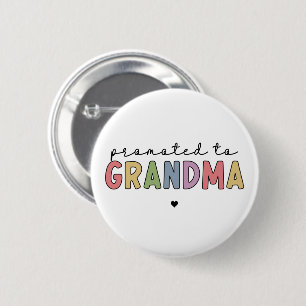 Gepritiseerd voor oma New Grandma om cadeaus te zi Ronde Button 5,7 Cm