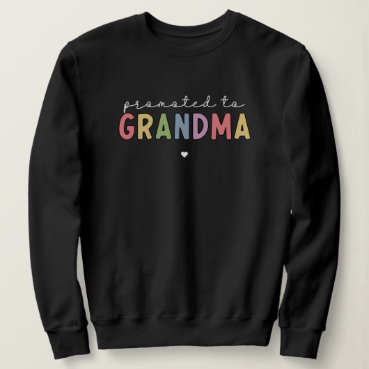 Gepritiseerd voor oma New Grandma om cadeaus te zi Trui (Design voorkant)