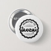 Gepritiseerd voor oma White - Cadeauidee Ronde Button 5,7 Cm (Voorkant /achterkant)