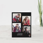 Geprobeerd om normaal te zijn zodra gevouwen Wensk Kaart (Voorkant)