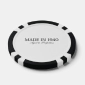 Geproduceerd in 1940 pokerchips (Enkel)