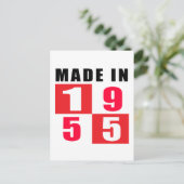 Geproduceerd in 1955 Design van 1955 Briefkaart (Staand voorkant)