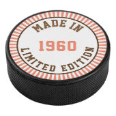 Geproduceerd in 1960 hockey puck (3/4)