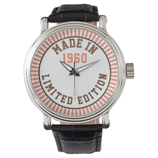 Geproduceerd in 1960 horloge (Voorkant)