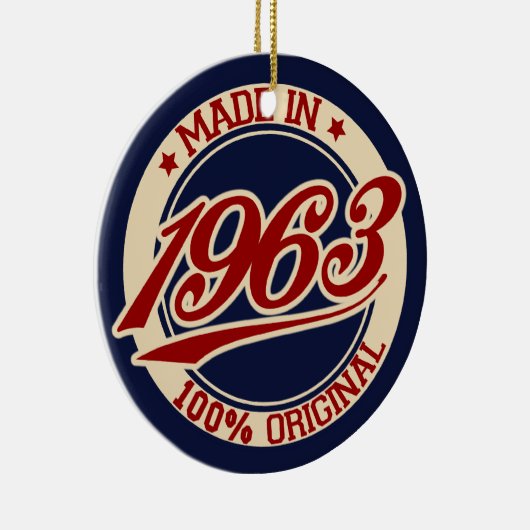 Geproduceerd in 1963 keramisch ornament (Rechts)