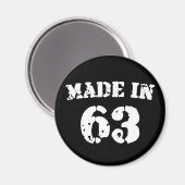 Geproduceerd in 1963 magneet (Voorkant / Achterkant)