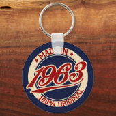 Geproduceerd in 1963 sleutelhanger (Voorkant)