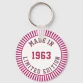 Geproduceerd in 1963 sleutelhanger (Voorkant)