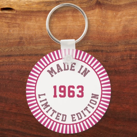 Geproduceerd in 1963 sleutelhanger (Voorkant)