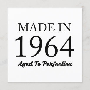 Geproduceerd in 1964 kaart