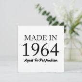 Geproduceerd in 1964 kaart (Staand voorkant)