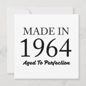 Geproduceerd in 1964 kaart (Voorkant)