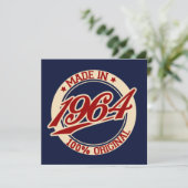 Geproduceerd in 1964 kaart (Staand voorkant)