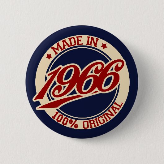 Geproduceerd in 1966 ronde button 5,7 cm (Voorkant)