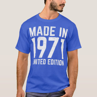 Geproduceerd in 1971 t-shirt