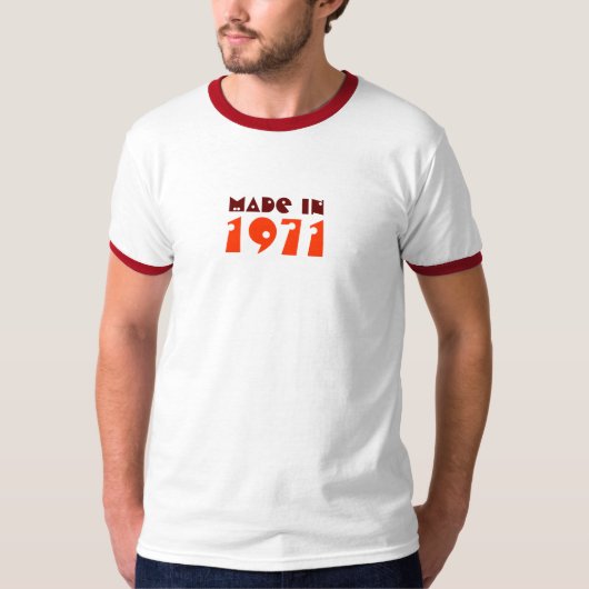 Geproduceerd in 1971 t-shirt (Voorkant)