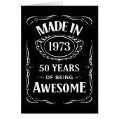 Geproduceerd in 1973 50 jaar geweldige 2023 dag (Voorkant)
