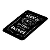 Geproduceerd in 1973 50 jaar geweldige 2023 dag magneet (Linkerzijde)