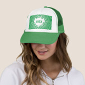 Geproduceerd in 1973 trucker pet (In situ)