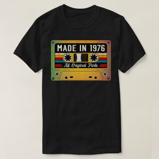 Geproduceerd in 1976 t-shirt (Design voorkant)