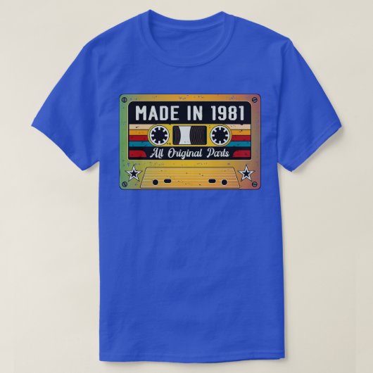 Geproduceerd in 1981 t-shirt (Design voorkant)