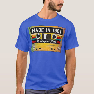 Geproduceerd in 1981 t-shirt