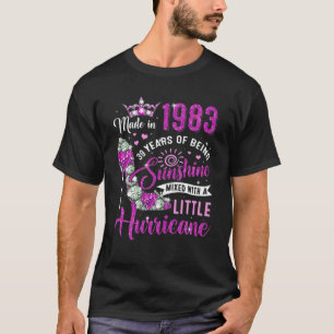 Geproduceerd in 1983 39 jaar oud cadeautje vrouwen t-shirt