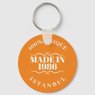 Geproduceerd in 1986 sleutelhanger