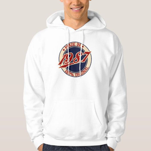 Geproduceerd in 1987 hoodie (Voorkant)