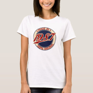 Geproduceerd in 1987 t-shirt