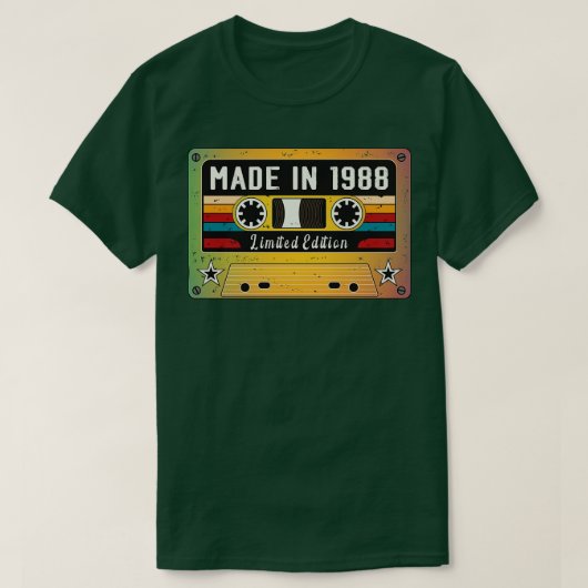 Geproduceerd in 1988 t-shirt (Design voorkant)