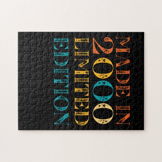 Geproduceerd in 2000 legpuzzel (Horizontaal)