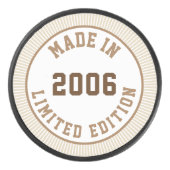 Geproduceerd in 2006 hockey puck (Voorkant)