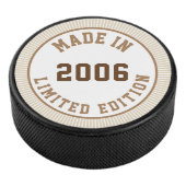 Geproduceerd in 2006 hockey puck (3/4)