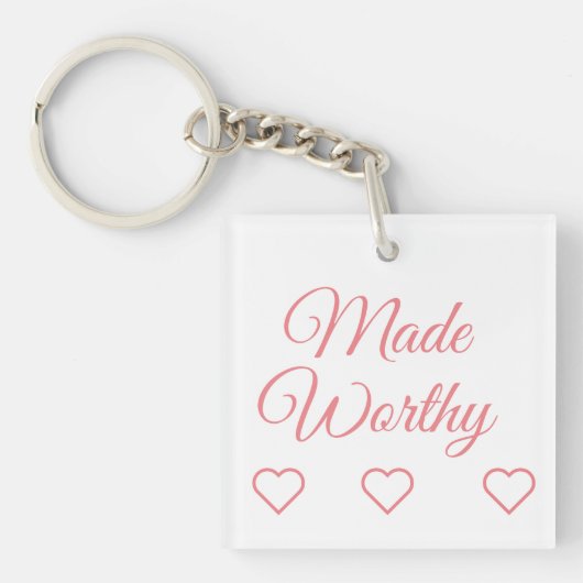 Geproduceerde AcrylSleutelhanger Sleutelhanger (voorkant)