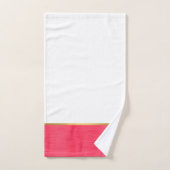 GEPRODUCEERDE METAALPINKGOUD BATHROOM TOWEL SET BAD HANDDOEK (Handdoek)