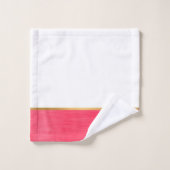 GEPRODUCEERDE METAALPINKGOUD BATHROOM TOWEL SET BAD HANDDOEK (Wasdoekje)
